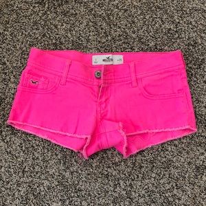 Hot pink Hollister shorts